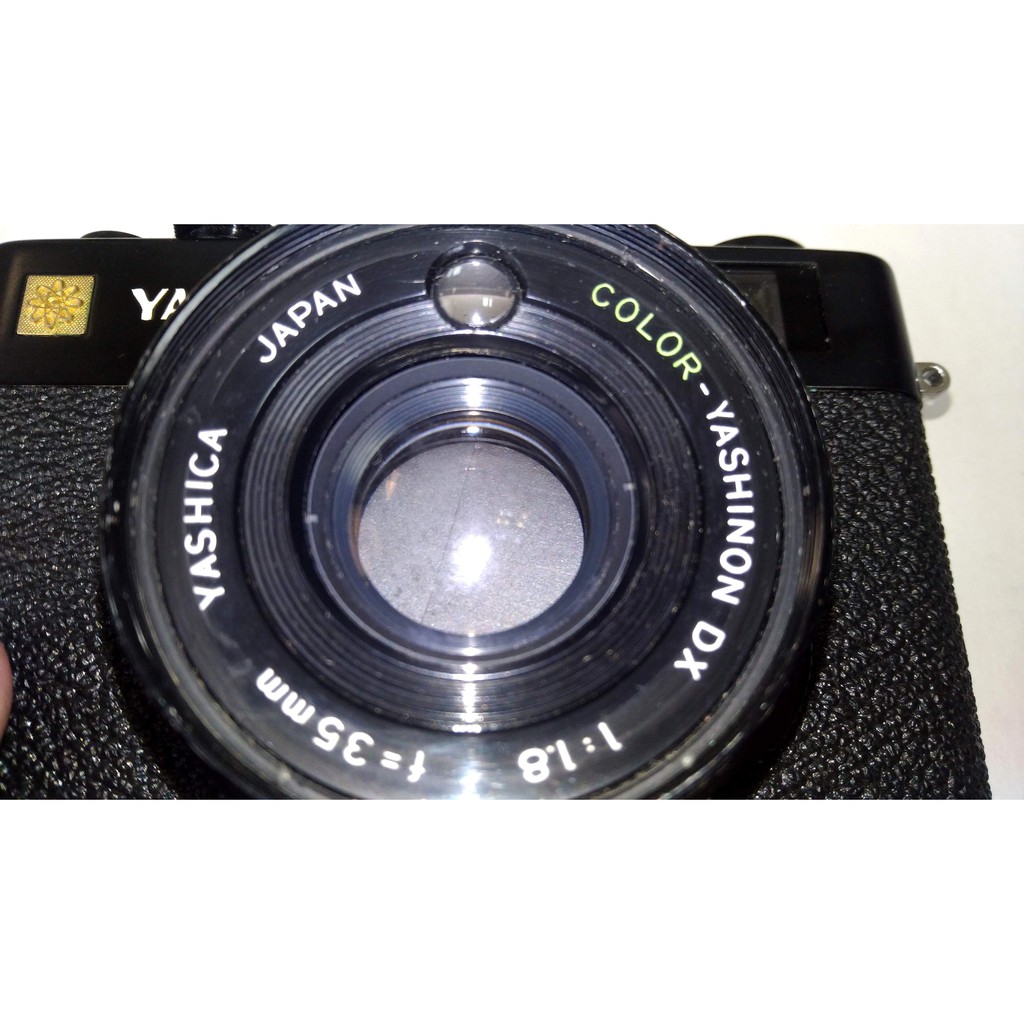 Yashica Electro 35 CC 35mm f1.8+SUNPAK閃燈定焦大光圈底片機(黑色