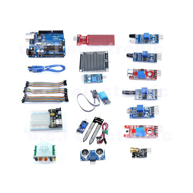 【UCI電子】Arduino 全相容 UNO R3 智能控制套件組 套件包 感測器套件 附收納盒 | 蝦皮購物