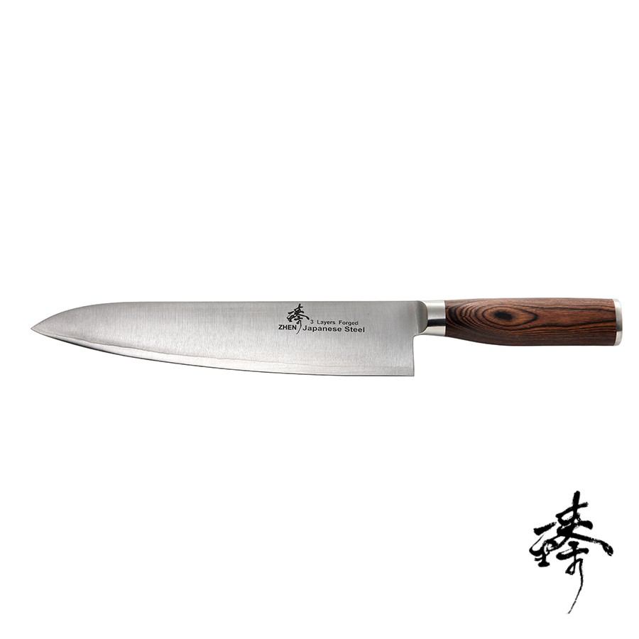 Zhen 臻》240/270mm 牛刀(主廚料理刀廚師刀西廚刀) - 核桃木柄~ 日本