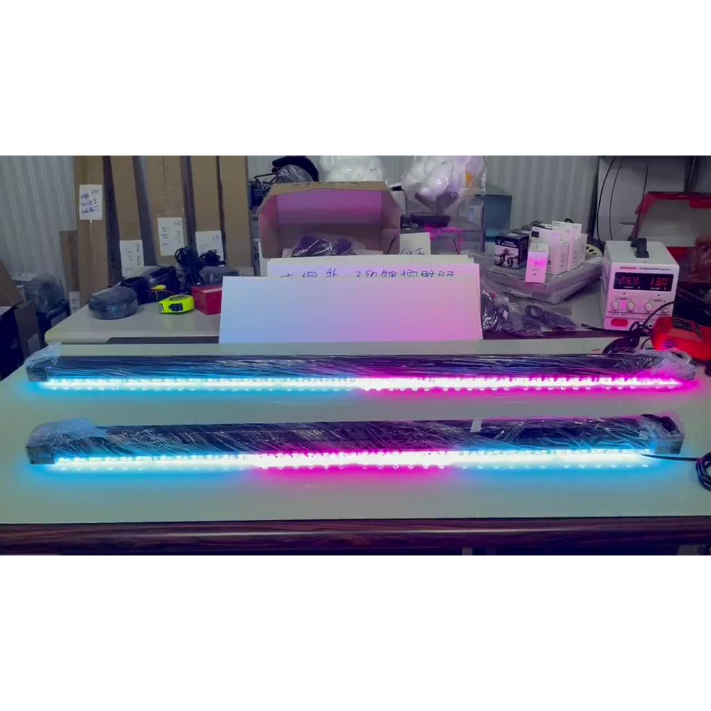 【高總裁LED 】台灣現貨 LED長條爆閃燈 16種模式 四節 六節 八節 12V24V 跑馬 頻閃 快閃 慢閃 可吸盤 | 蝦皮購物