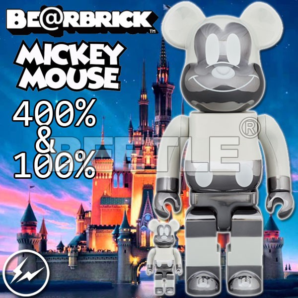 BE@RBRICK fragment MICKEY MOUSE 100％400％-