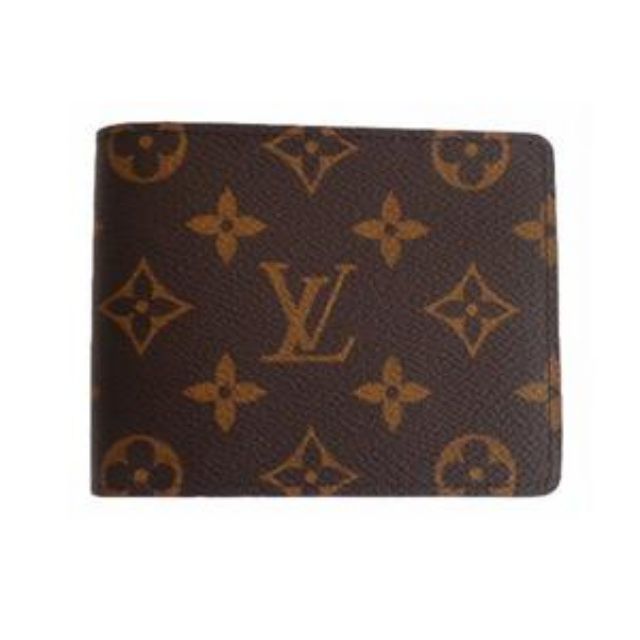 Louis Vuitton/LV monogram 相片三卡短夾M60930 8成新| 蝦皮購物