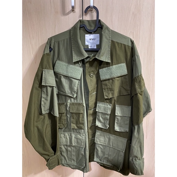 WTAPS 17AW MODULAR SHIRT 軍綠十袋眼淚經典釋出S號全配| 蝦皮購物