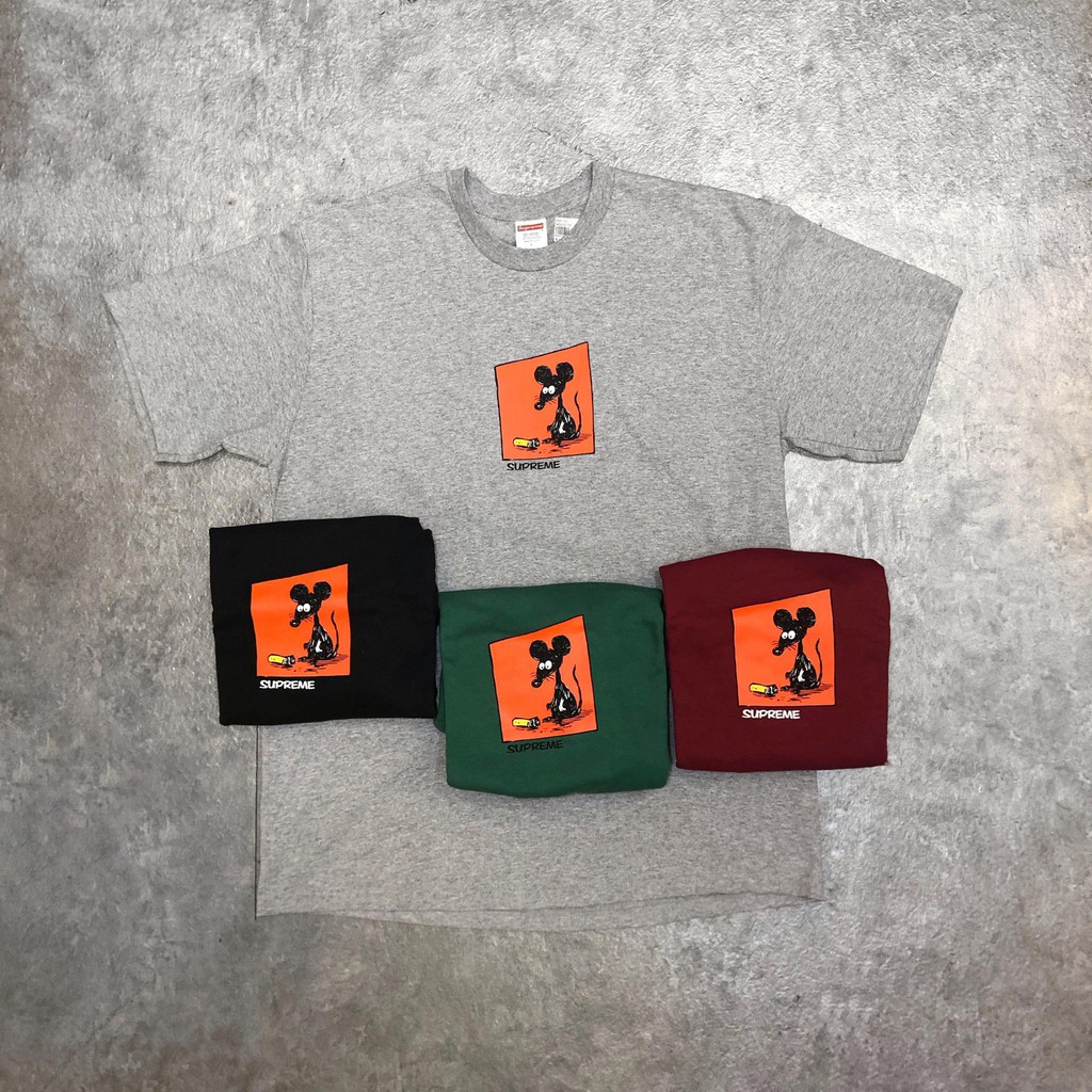 【Faithful】SUPREME MOUSE TEE【SS21T21】老鼠圖案 短T | 蝦皮購物