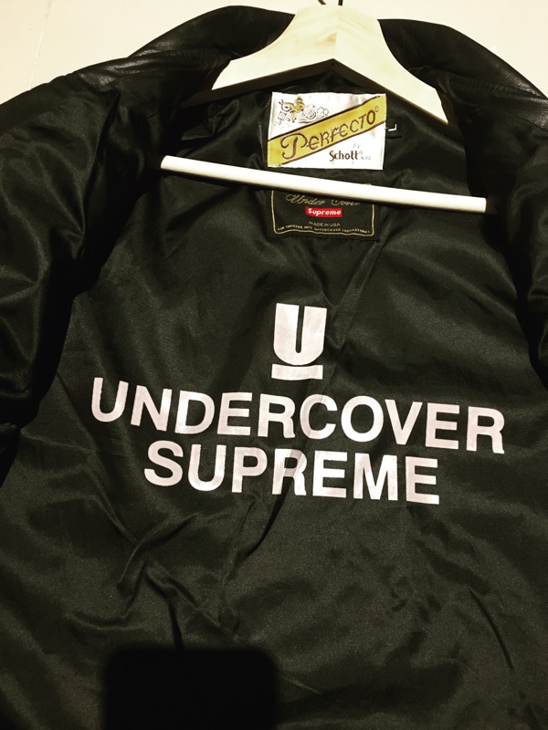 美二手 美品釋出 supreme x undercover x Schott 聯名皮衣 騎士外套