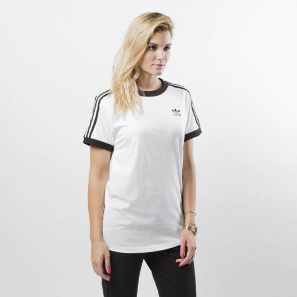 Adidas Originals women t shirt 3 Stripes Tee white TEE