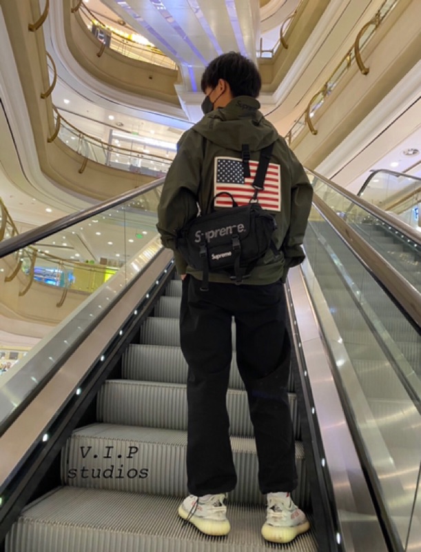 V.I.P》Supreme SS20 48th Week 1 Waist Bag 3M 徽標網眼腰包黑色