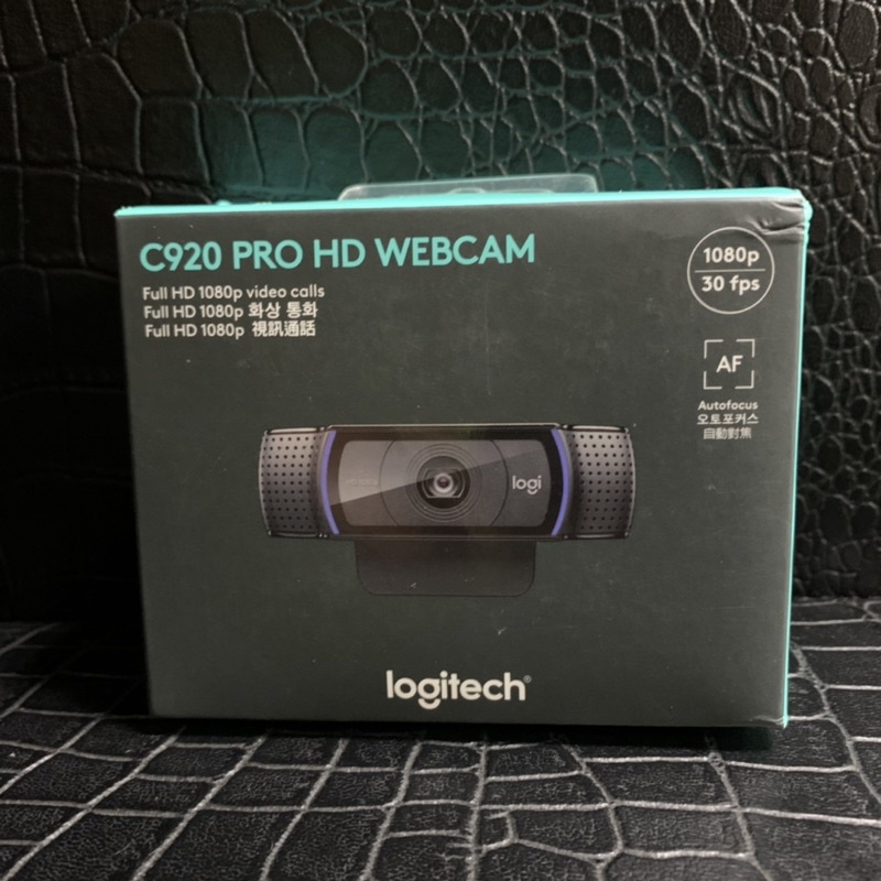 羅技Logitech C920 Pro HD 網路攝影機1080P 實況直播主播盒損福利品24H