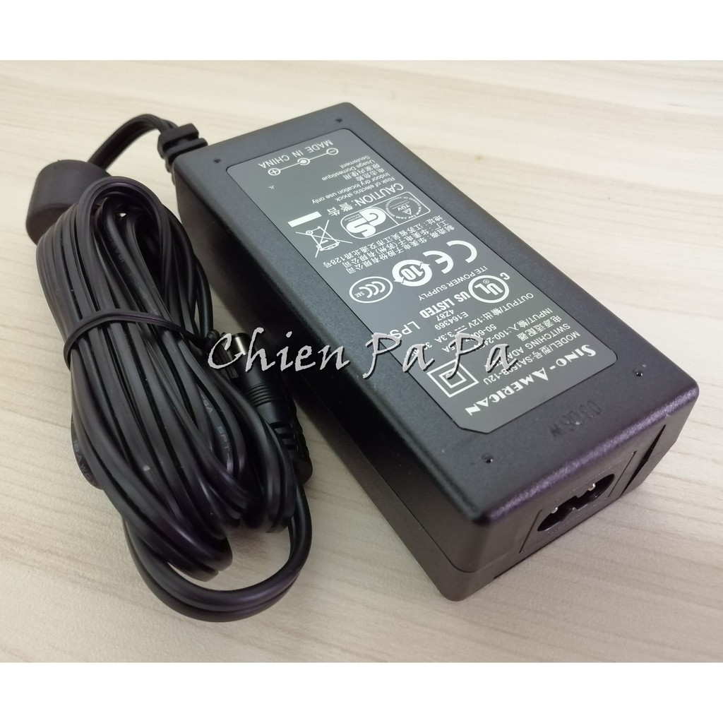 Chien_ SINO 12V 3.3A 40W 充電器5.5mm*2.1mm 變壓器SA150B-12U | 蝦皮購物