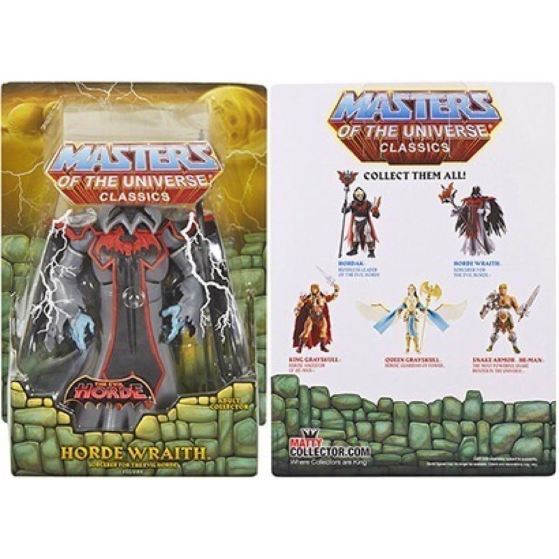 Mattel 美泰兒 MOTUC MOTU classics He-man 太空超人 Horde Wraith 怨靈法師 | 蝦皮購物