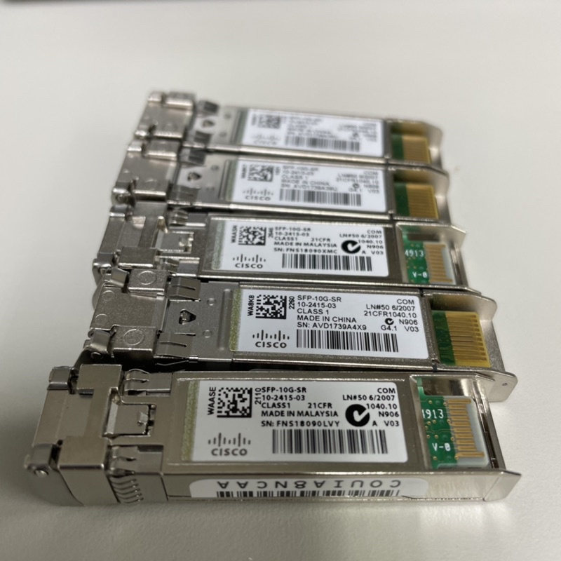 二手」Cisco SFP-10G-SR 思科光纖模組| 蝦皮購物