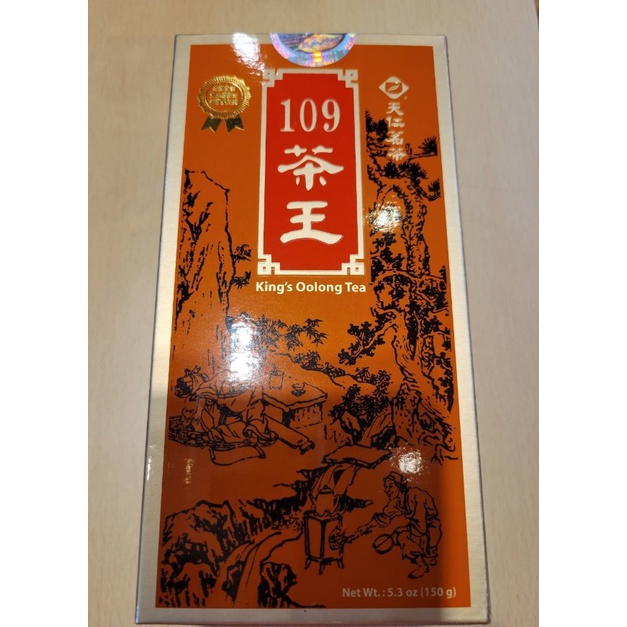 澄韻堂】代購天仁茗茶109茶王濃香人蔘烏龍茶4兩裝150克/8兩裝300