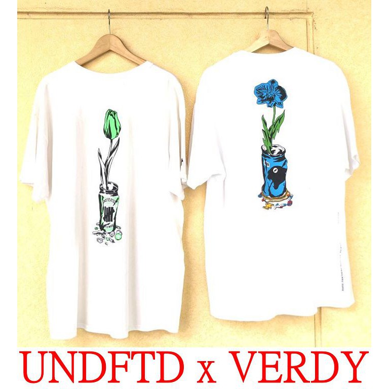 BLACK近全新VERDY x undefeated LA限定GIRLS DONT CRY花wasted youth短