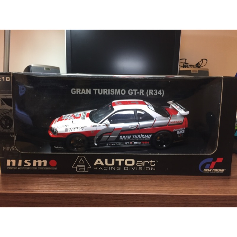 1/18 AUTOart GRAN TURISMO Nissan Skyline GTR R34 PS聯名限量版