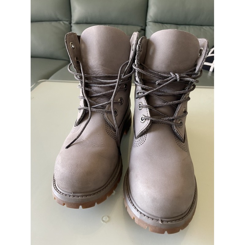 Timberland 女款經典防水6吋靴（灰）23.5 | 蝦皮購物