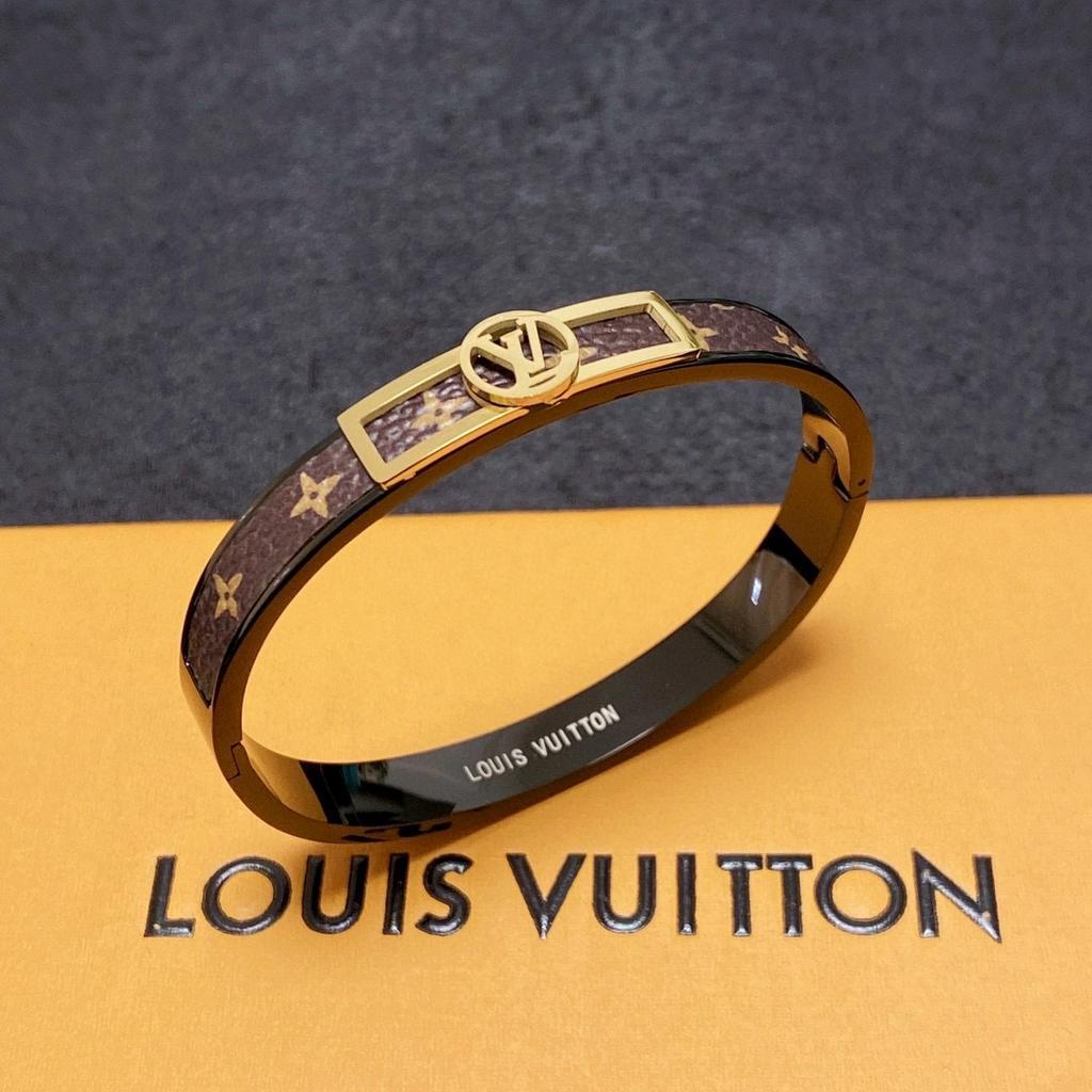 Shop Louis Vuitton MONOGRAM Lv tribute bracelet (M6442E, M6442F) by  Lecielbleu