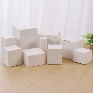 10個白盒紙箱白卡包裝紙盒
