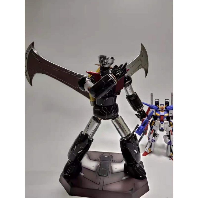 CR02 合金KO放大版暗黑版無敵鐵金剛金剛大魔神放大37CM 可發光
