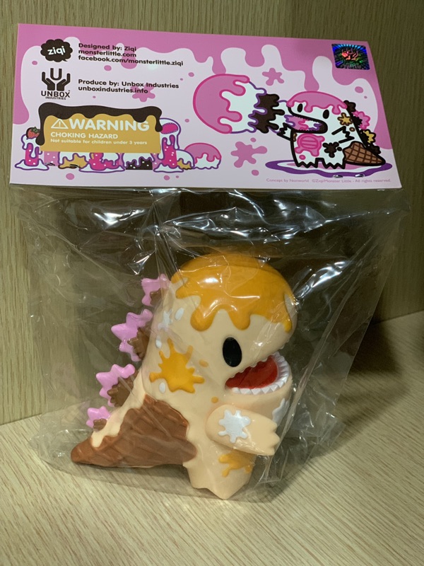 Mango Ice Cream Dino By Ziqi Monster Little/Unbox Industries