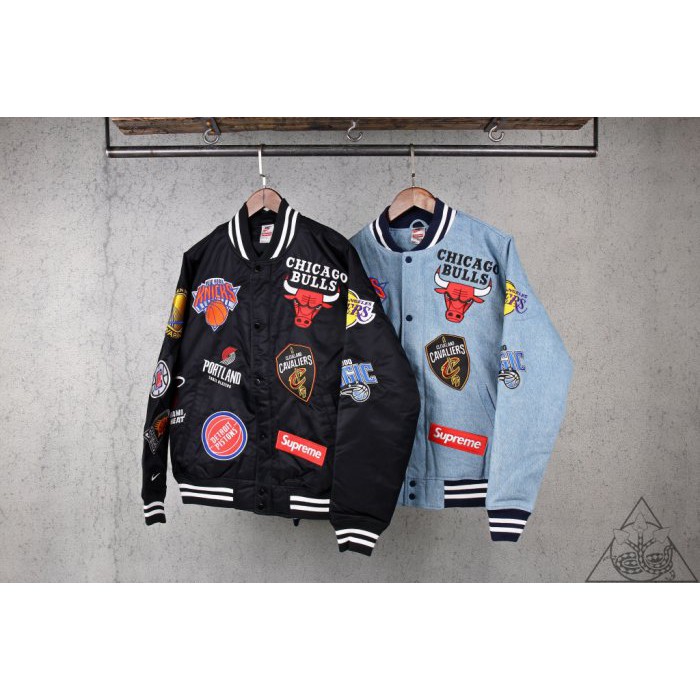 【HYDRA】Supreme Nike NBA Teams Warm-Up Jacket 刺繡 外套【SUP186】