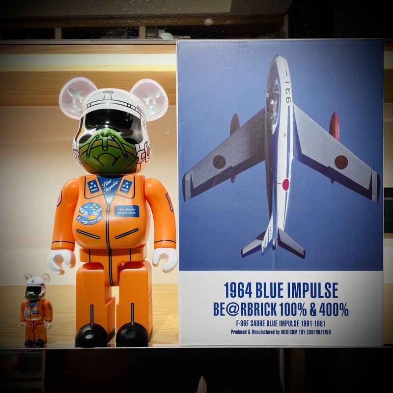 1964ブルーインパルスBE@RBRICK100%＆400% （1964 ブルー
