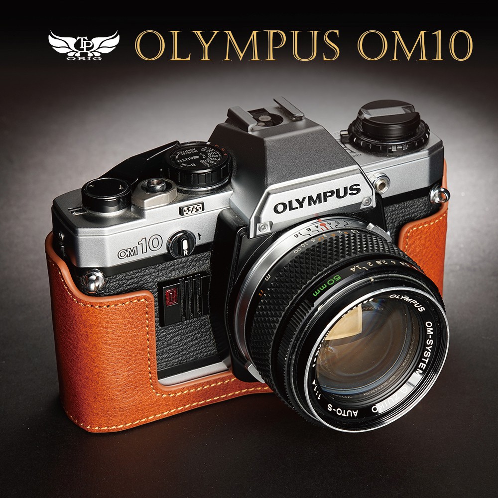 小馨小舖【TP 適用於Olympus OM-10 真皮相機底座】相機皮套相機包OM10