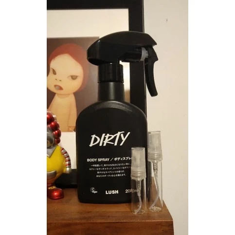 洗掉煩躁！【LUSH】Dirty 身體噴霧 200ml：這不是「髒」，是極致清新的「體面之香」