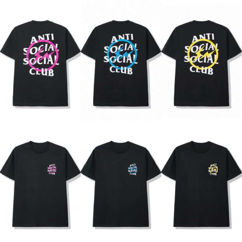 ASSC Anti Social Social Club x Fragment 聯名短Tee 閃電藤原浩| 蝦皮購物