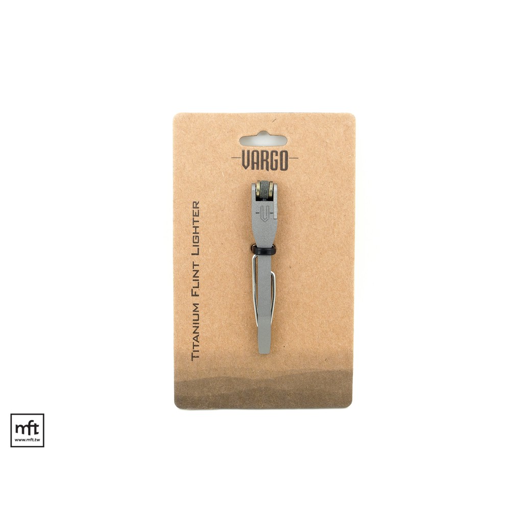 MFT 美國 Vargo Titanium Flint Lighter 鈦合金 打火棒 生火棒 蝦皮購物