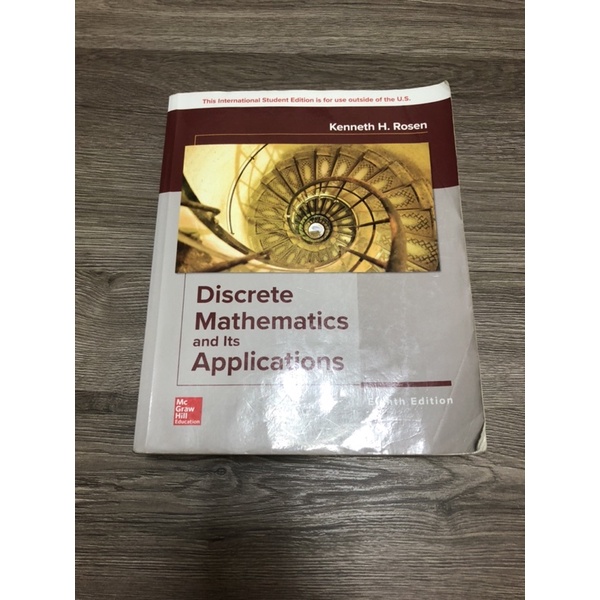 Discrete Mathematics and its Applications 8/E | 蝦皮購物