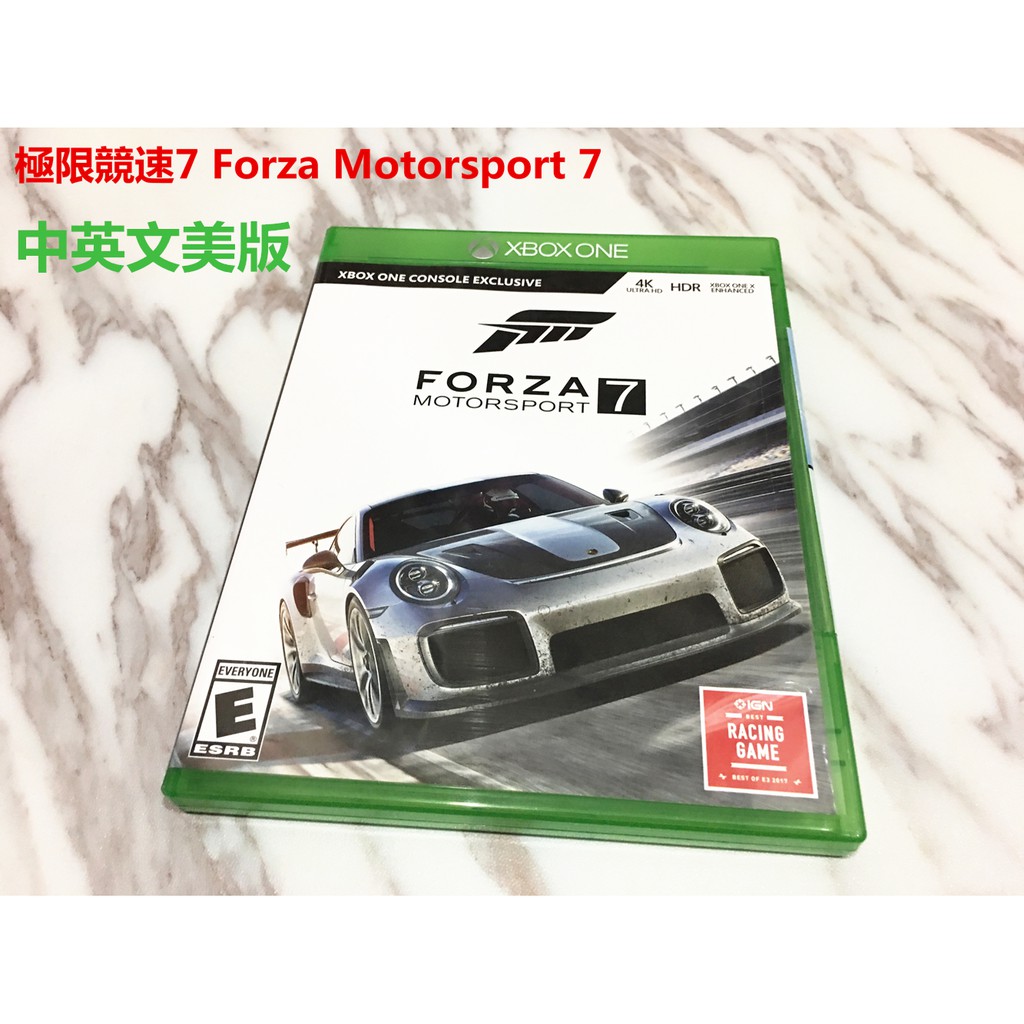 XBOX ONE 極限競速7 Forza Motorsport 7 遊戲片微軟中英文美版賽車便宜