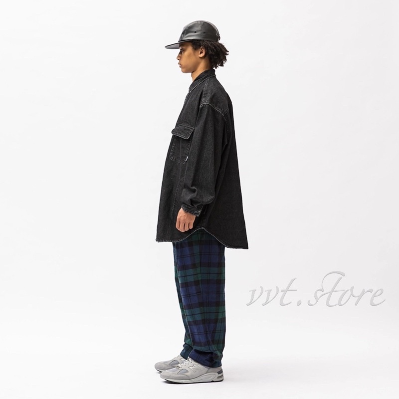 現貨WTAPS 22AW WCPO 01 / LS / COTTON. DENIM 長袖襯衫外套夾克| 蝦皮購物