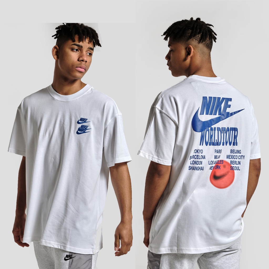 ☆CHIN代購☆Nike Worldtour 男款 世界巡迴 厚磅 短T 撲棉 棉褲 黑 DA0990-100 現貨 | 蝦皮購物