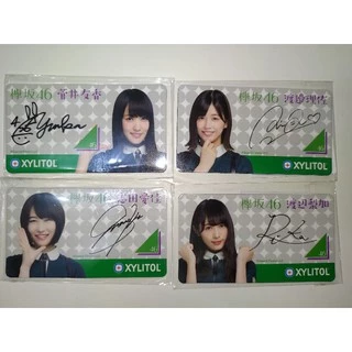 欅坂46 菅井友香 志田愛佳 渡辺梨加 XYLITOL マグネットシート 3枚（欅 