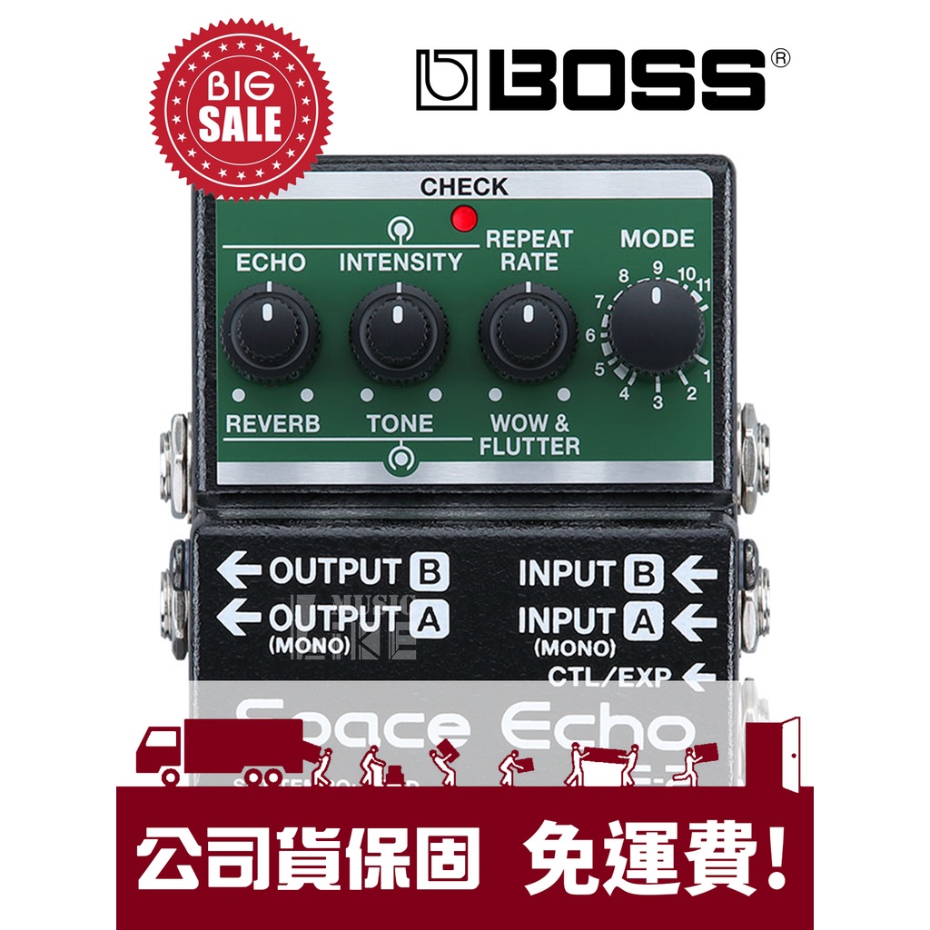 萊可樂器BOSS RE-2 Space Echo 空間迴音Delay Reverb 效果器RE2 | 蝦皮購物