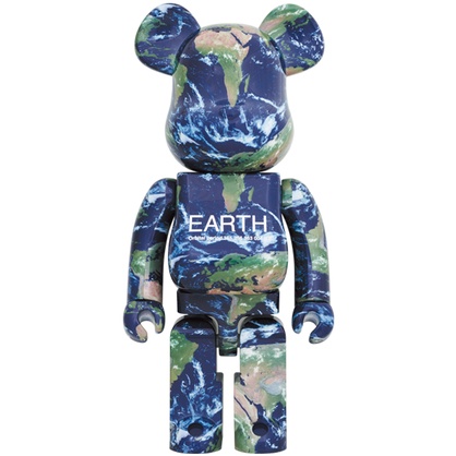 Image.台中逢甲店BE@RBRICK BEARBRICK 庫柏力克熊1000% EARTH | 蝦皮購物