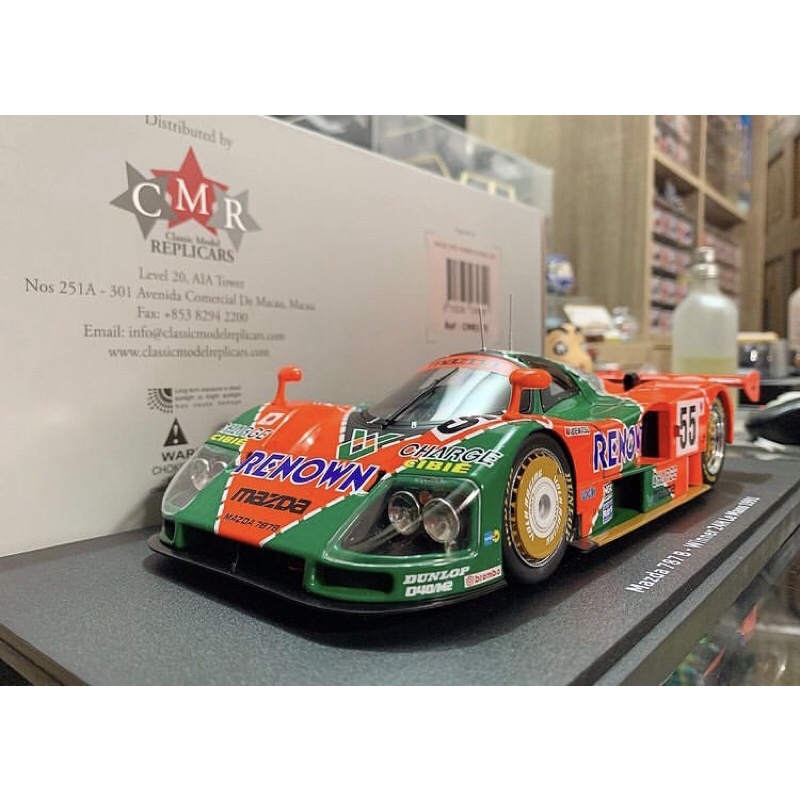 CMR 1/18 Mazda 787B #55 24h Le Mans 1991 冠軍1:18 | 蝦皮購物