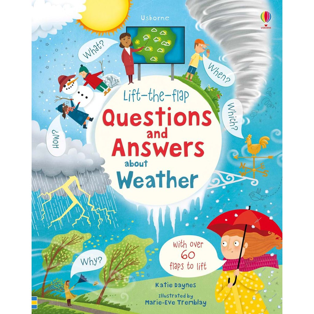 Questions & Answers about Weather 翻翻書 科學知識 | 蝦皮購物