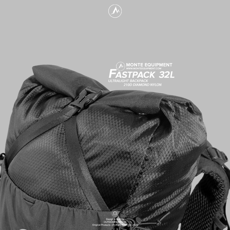 Monte equipment FASTPACK 22、32L 輕量化背包 ultralight backpack 登山 | 蝦皮購物