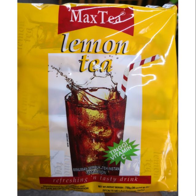 熱銷 印尼 MaxTea Lemon Tea 檸檬茶 檸檬紅茶 紅茶 奶茶系列 | 蝦皮購物