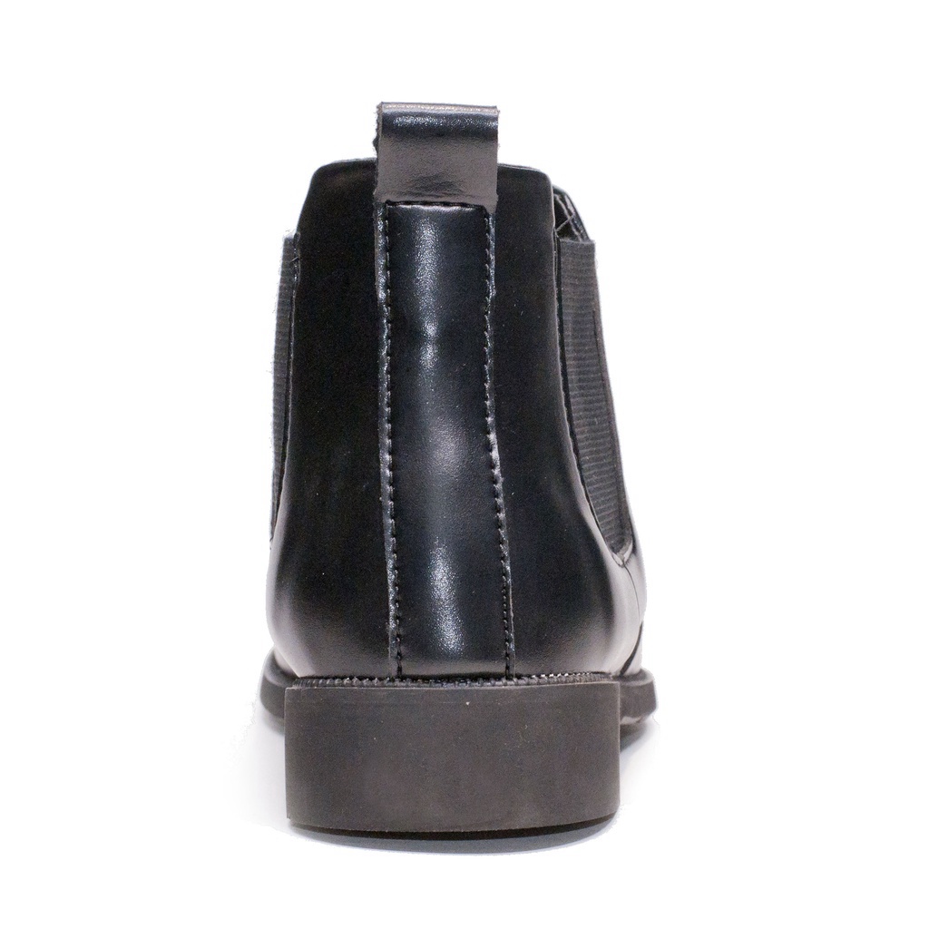 Menf Boots 高幫優質美麗材料超耐用縫線鞋底 3cm 增高黑色 - CB520-NHAM (L) | 蝦皮購物