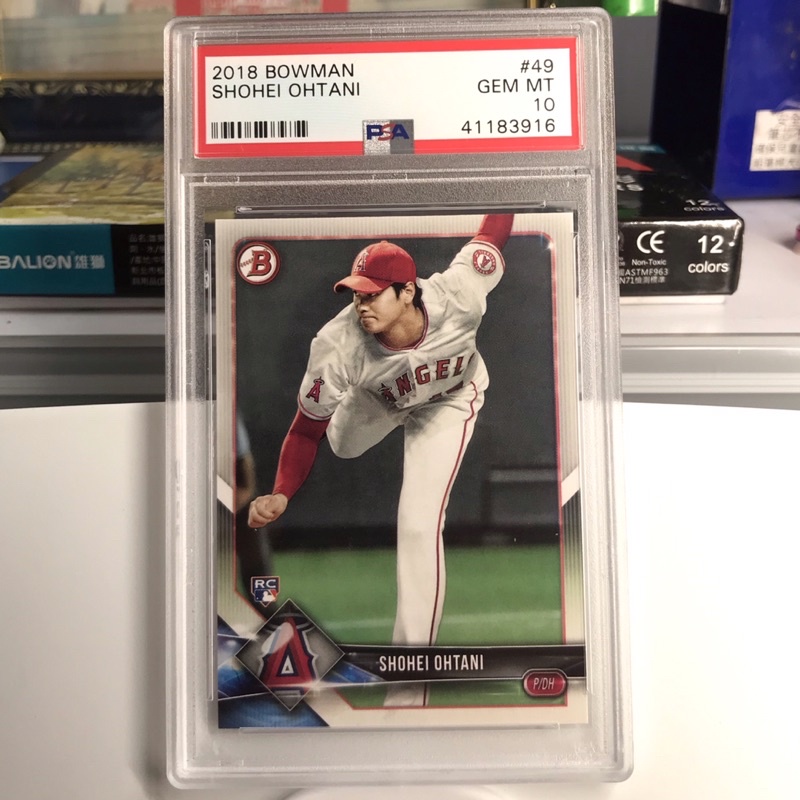 不議價）18 Bowman 大谷翔平-Shohei Ohtani RC 新人PSA10-第一張大聯盟