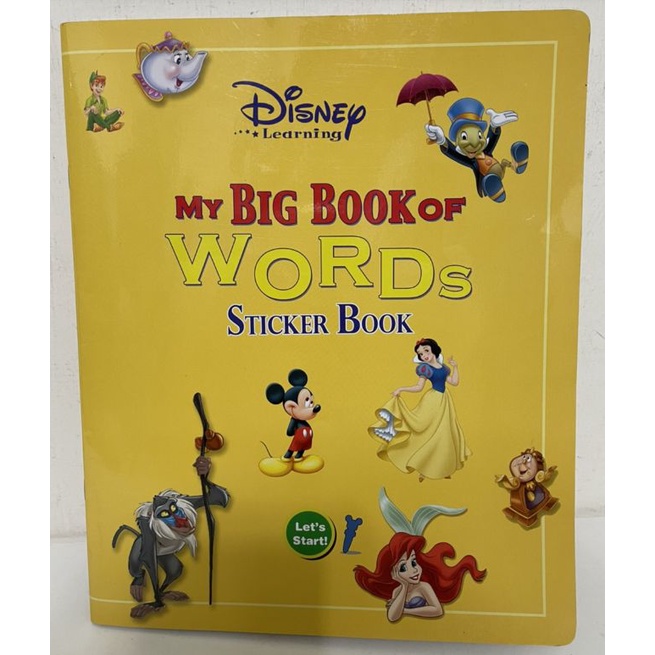 Disney - 【新品】ディズニー 2019版 My Big Book Of Words Buy Disney Learning My Big Book of Words Book Online at Low