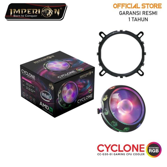 Cc-g30-01 旋風 Rgb Imperion Cpu 散熱器遊戲風扇 | 蝦皮購物