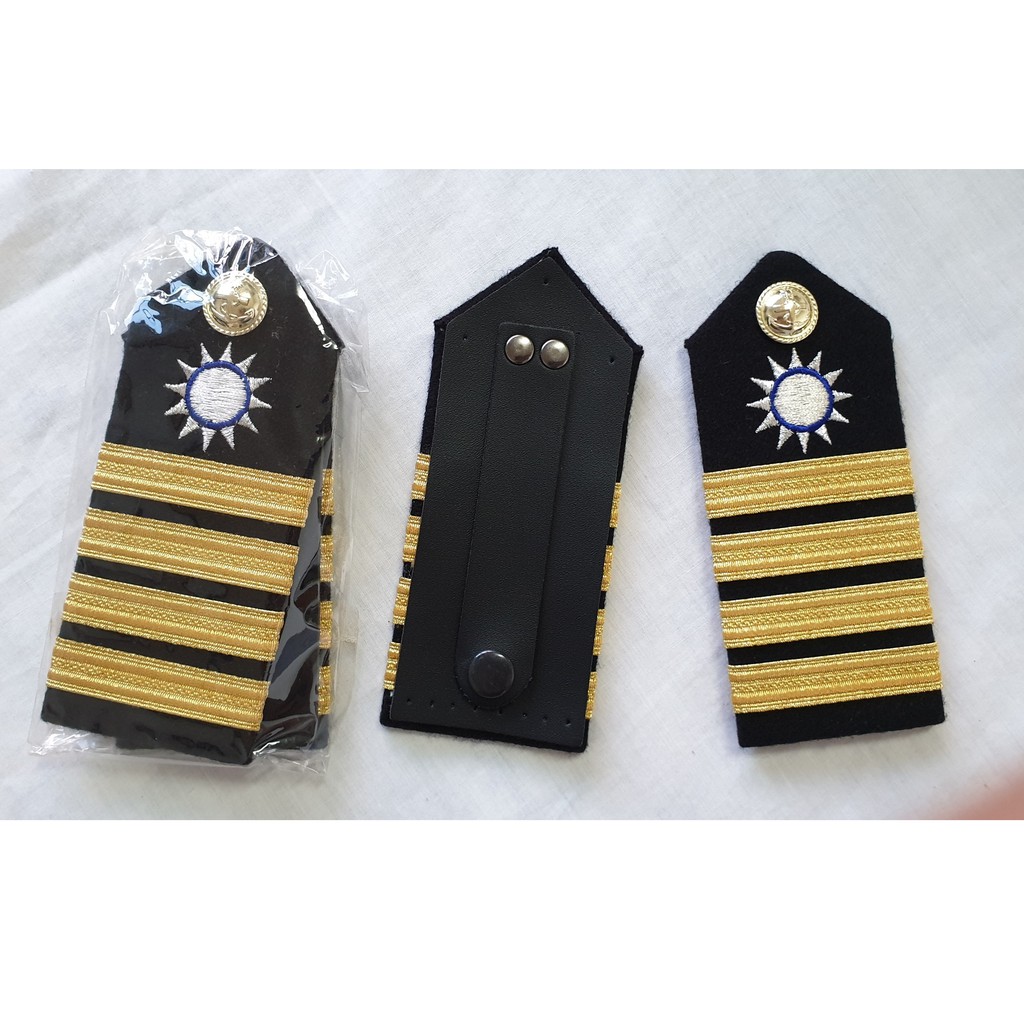 海軍 NAVY 上校 四條槓 軍常服 肩章 肩牌 肩飾 軍用 送禮 Cosplay