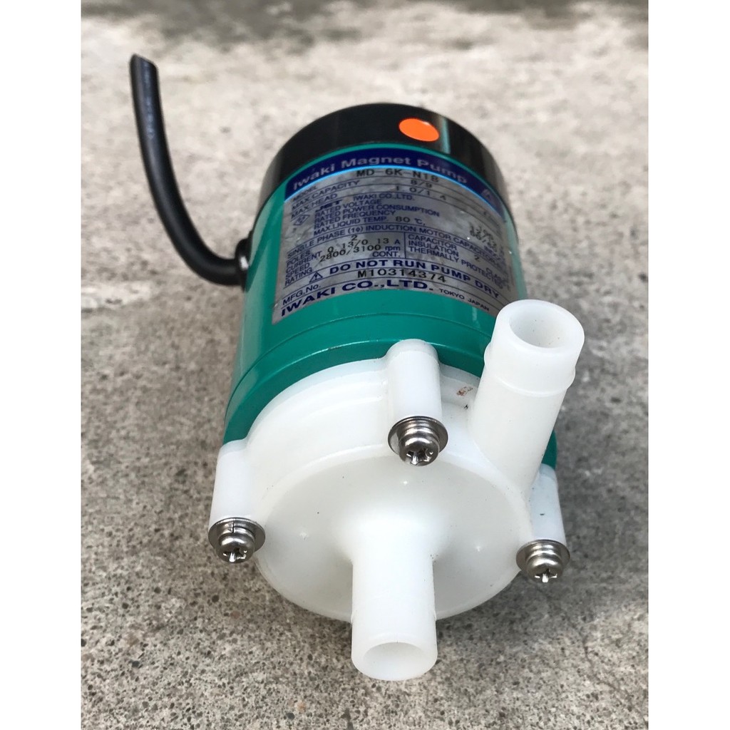 日本第一IWAKI MAGNET PUMP MD-6K-N(110V)無軸封磁力式耐酸鹼幫浦-酸鹼