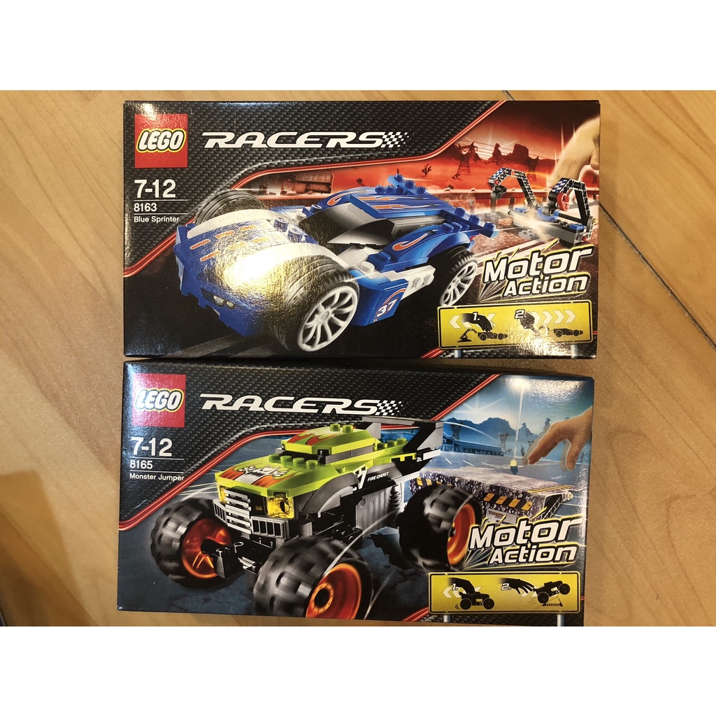 LEGO 樂高 RACERS 8163 8165 全新 勁速 Monster Jumper Blue Sprinter | 蝦皮購物