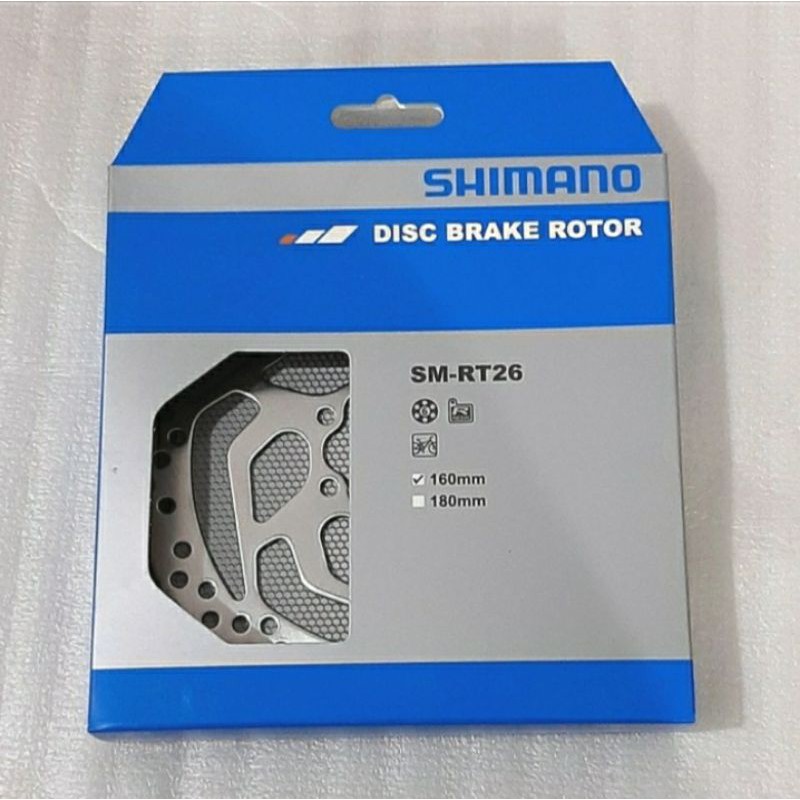 SHIMANO RT26 六螺栓 160MM 轉子 | 蝦皮購物