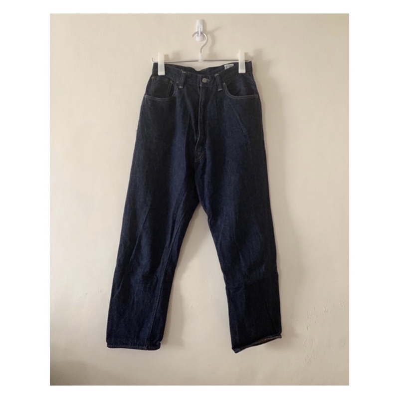 日本製 專櫃保證正品 orslow x beams boy 正統indigo 色 Monroe pants 夢露褲