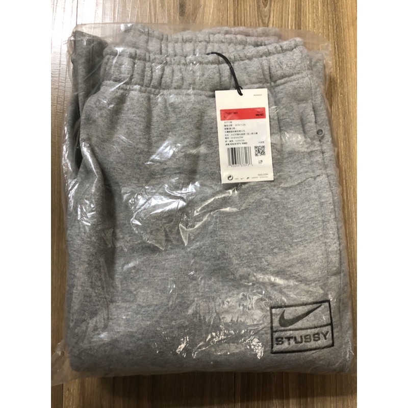 全新現貨Stussy x Nike U NRG BR Crew PANT 聯名棉褲灰色| 蝦皮購物